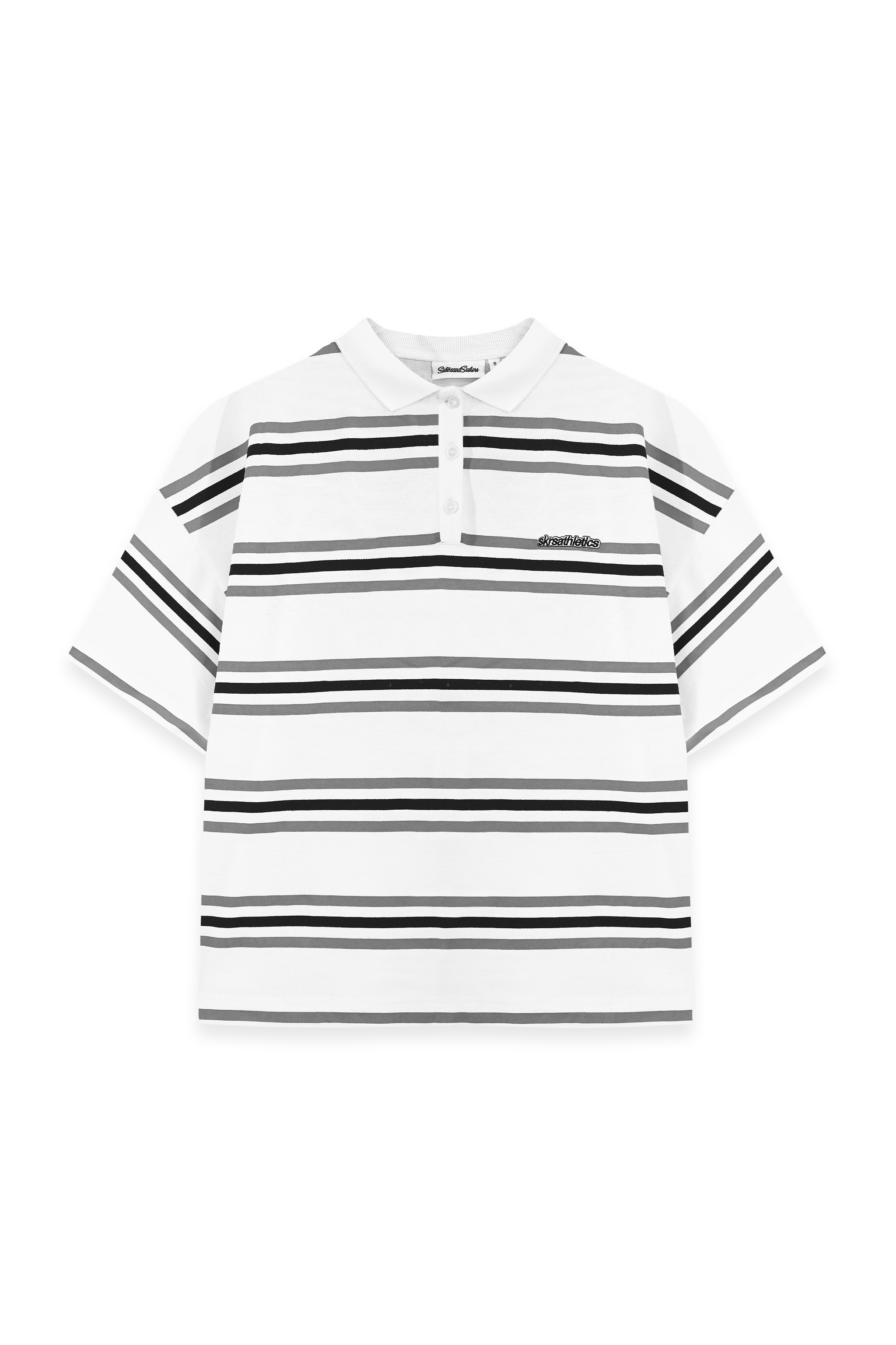 Easy Striped Oversized Polo